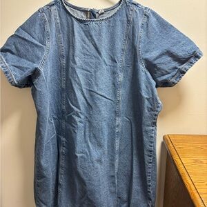 Old Navy Light Blue Denim Mini Dress